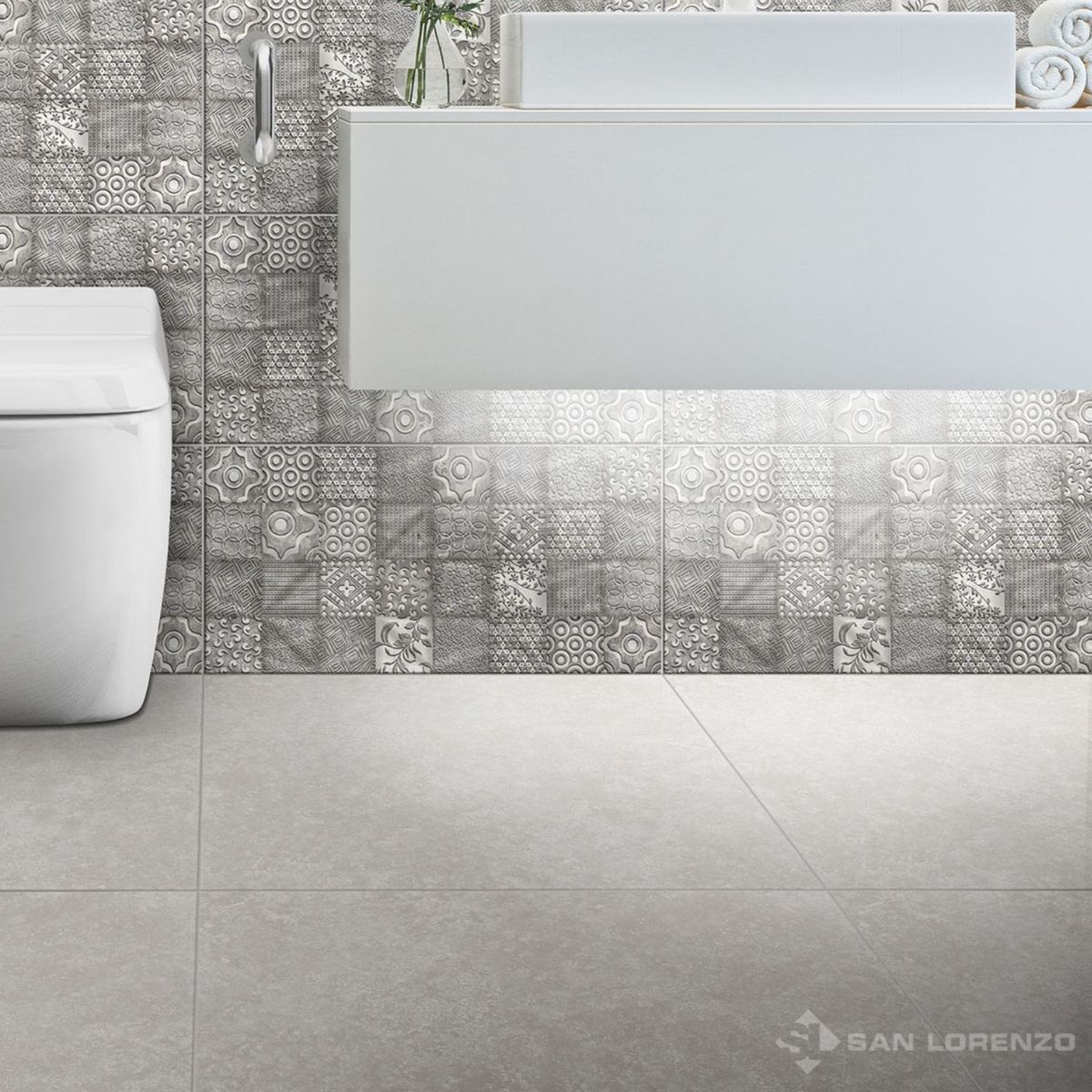 SAN LORENZO - Cerámica Oxford Grey 60x60 cm 1.48 m2
