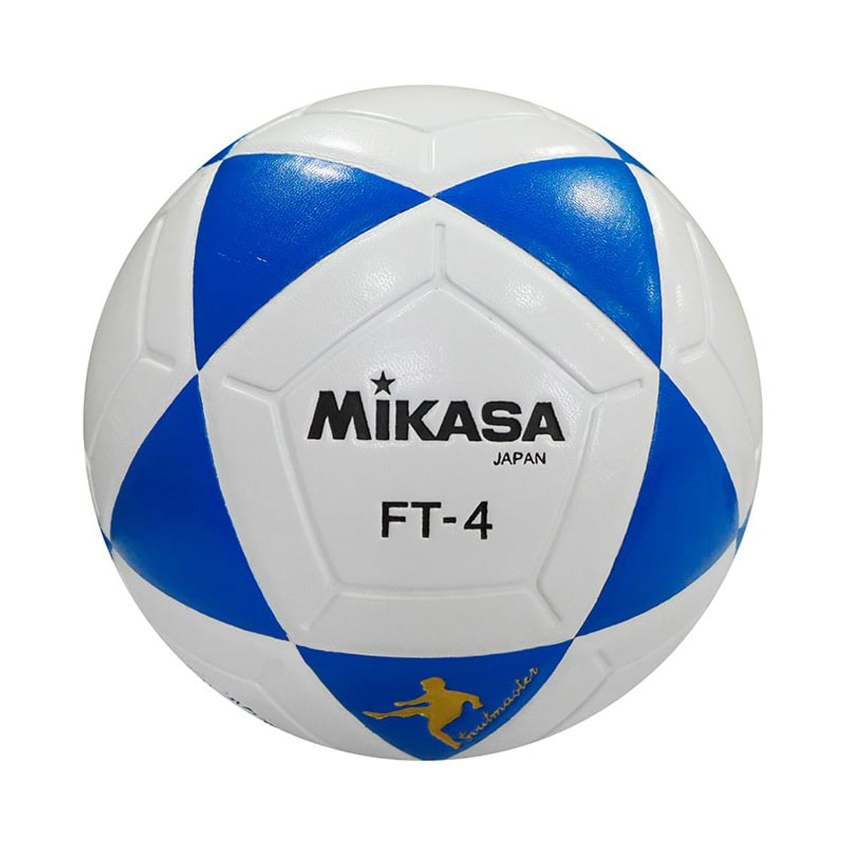 MIKASA - PELOTA PARA FUTBOL DE CUERO SINTETICO MIKASA FT 4