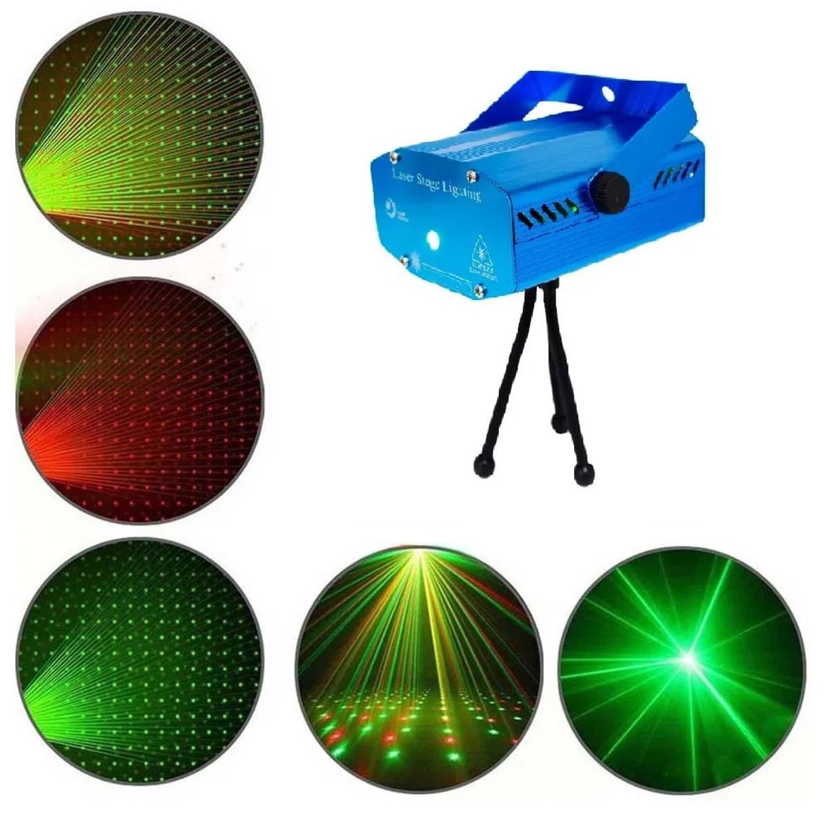 OEM - Proyector Laser Verde Verde Luces Sicodelicas Audiritmico Fiesta