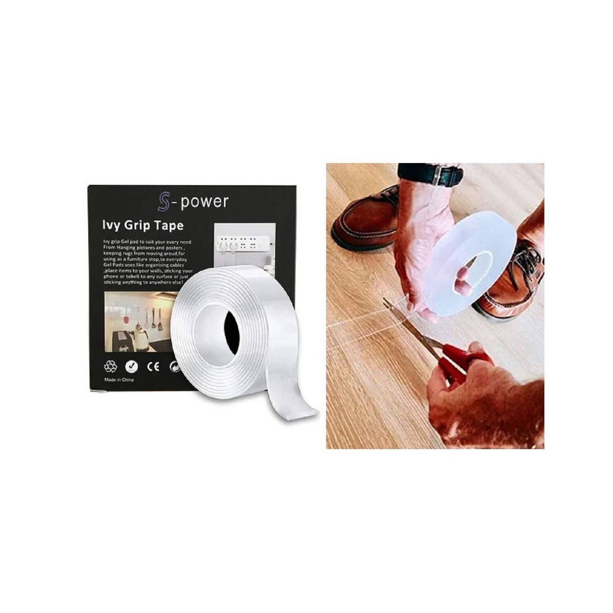 SM - Cinta Magica Doble Contacto 3 Mts Multifuncion