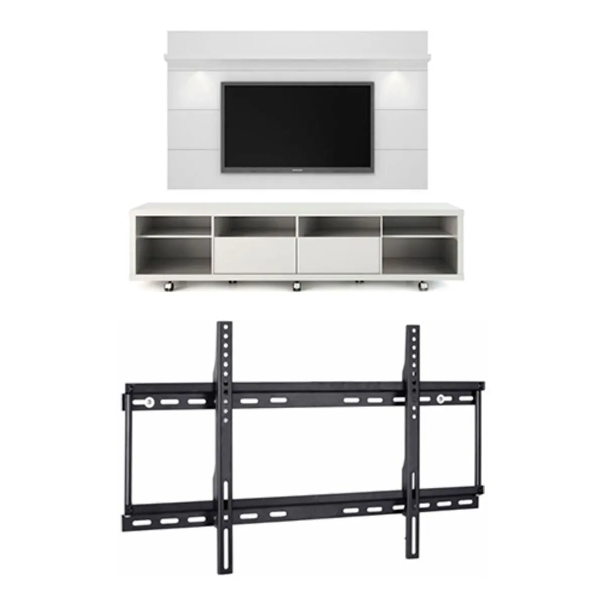 GENERICO - Rack Fijo Tv 23 Hasta 63 Pulgadas Televisor Pared