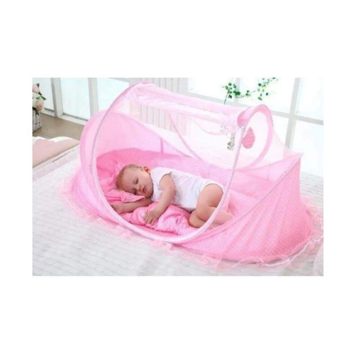 GENERICO - Cuna mosquetero portatil musical