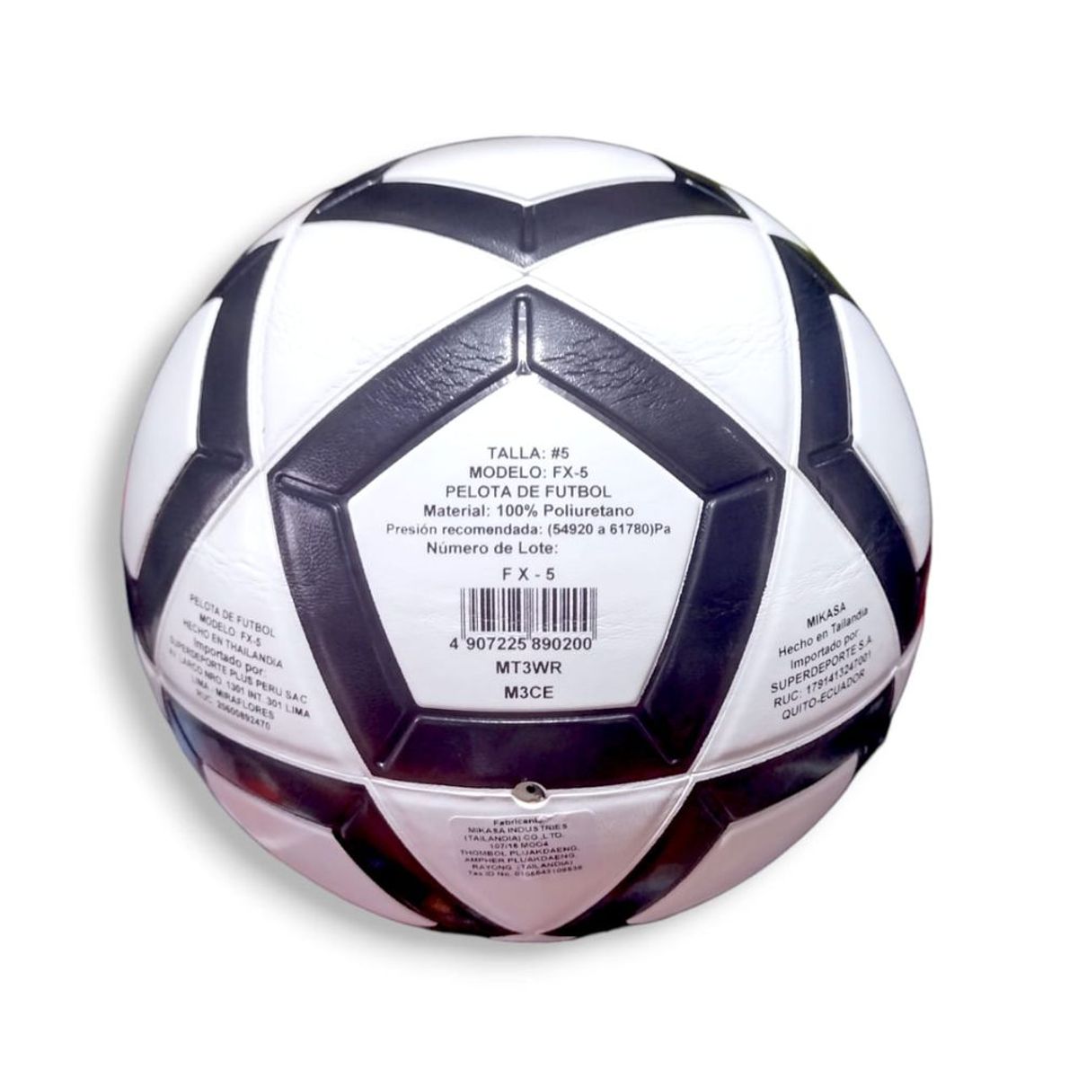 MIKASA - PELOTA PARA FUTBOL DE CUERO MIKASA FX 5