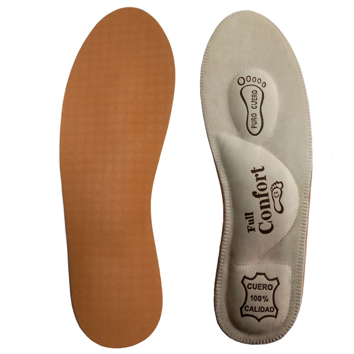 GENERICO - Plantilla de cuero acolchado antitranspirante masaje