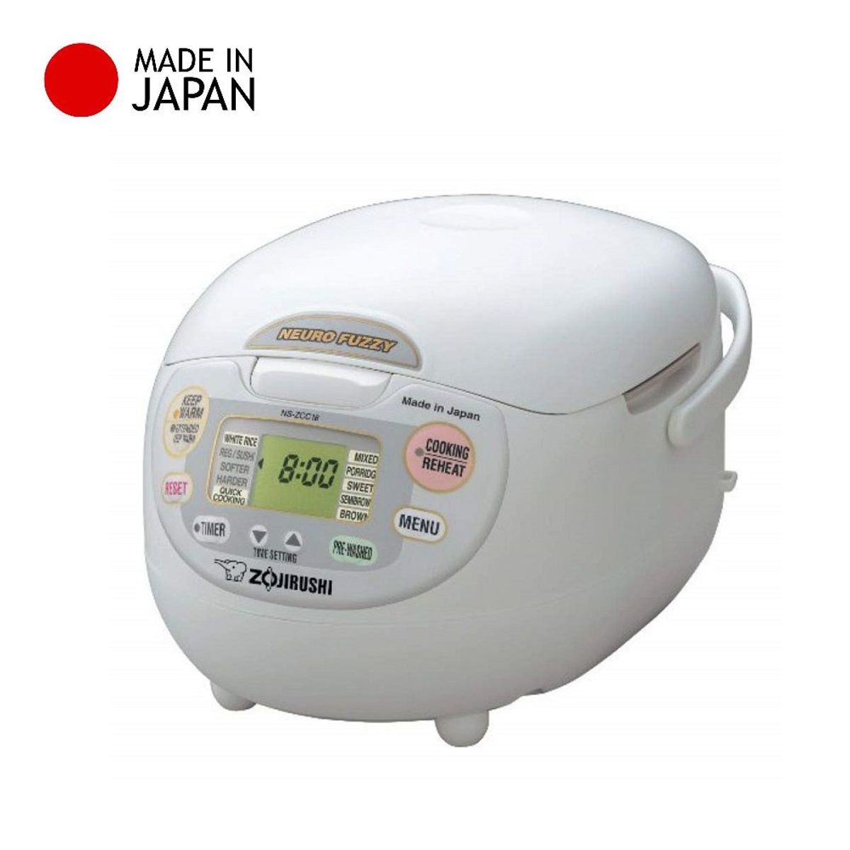 ZOJIRUSHI - OLLA ARROCERA DIGITAL MADE IN JAPAN 1.8LT 10 TAZAS NS-ZAQ18WZ ZOJIRUSHI