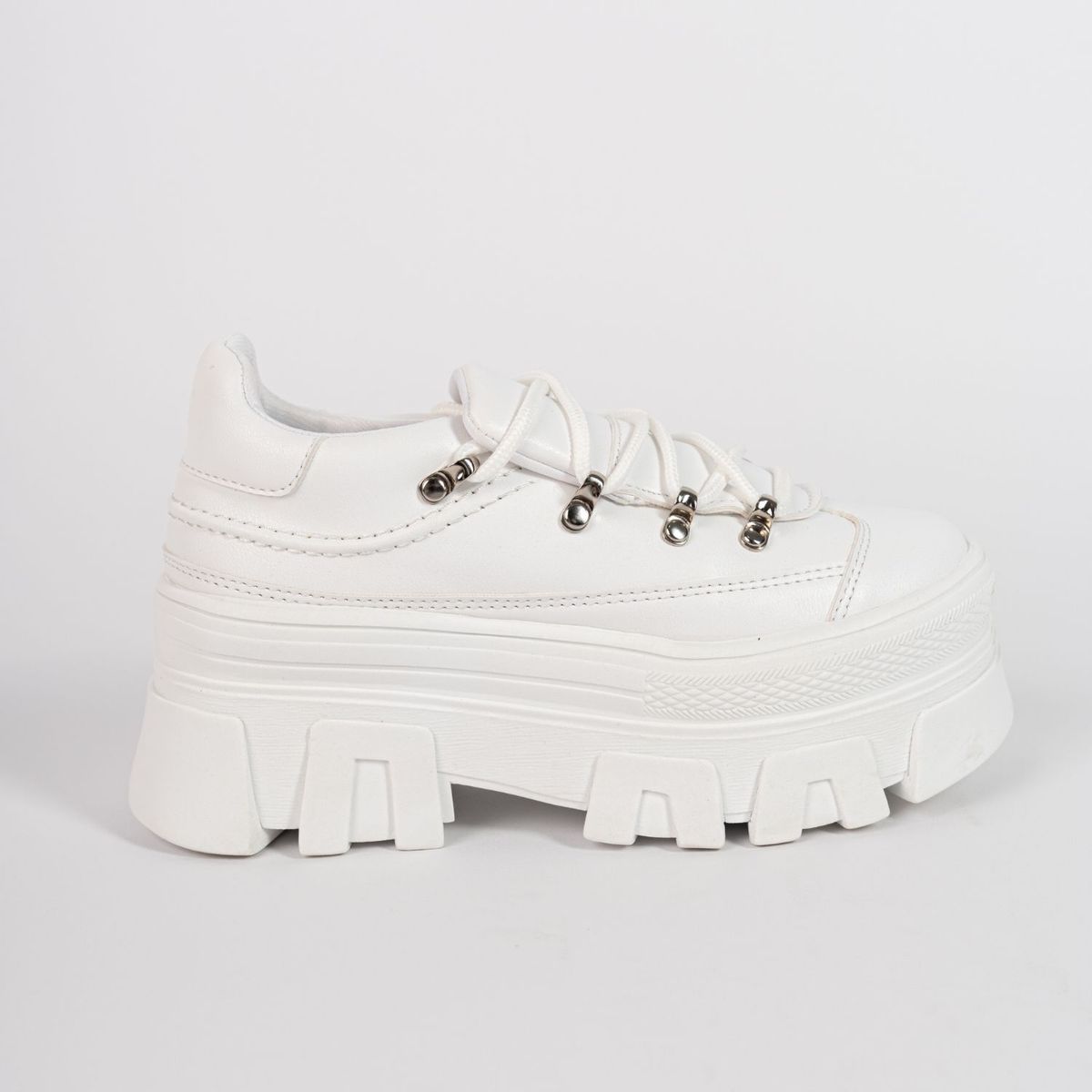 MAGDALENA SHOES - ZAPATILLA PLATAFORMA MUJER BRUNNA 752 BLANCO