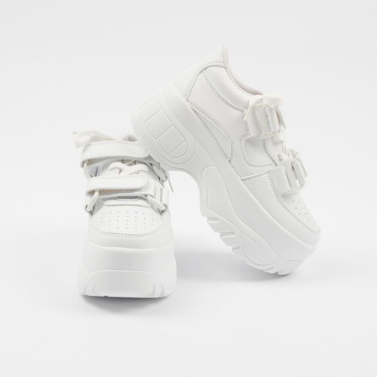 MAGDALENA SHOES - ZAPATILLAS PLATAFORMA MUJER JULIETA 765 BLANCO