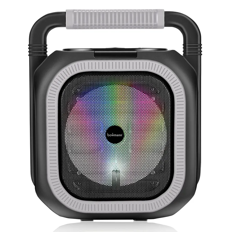 BOWMANN - Parlante Bluetooth Bowmann Karaoke Portatil Recargable FM 15W BTS-320K