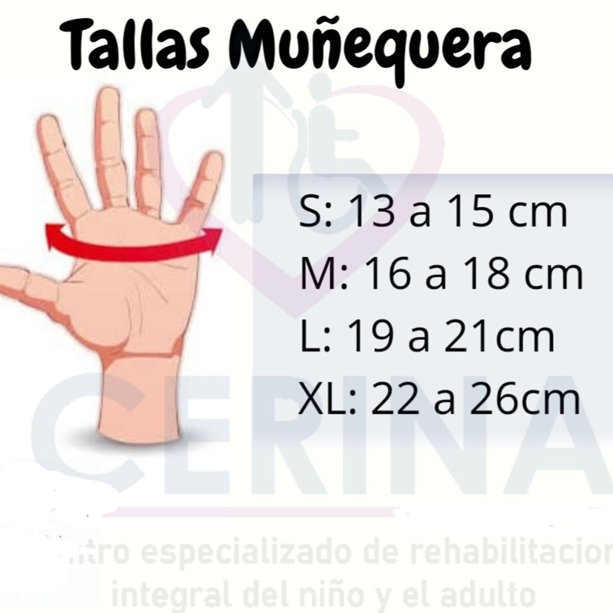 ARGYM - Muñequera Férula Palmar Larga Talla M lado Derecho