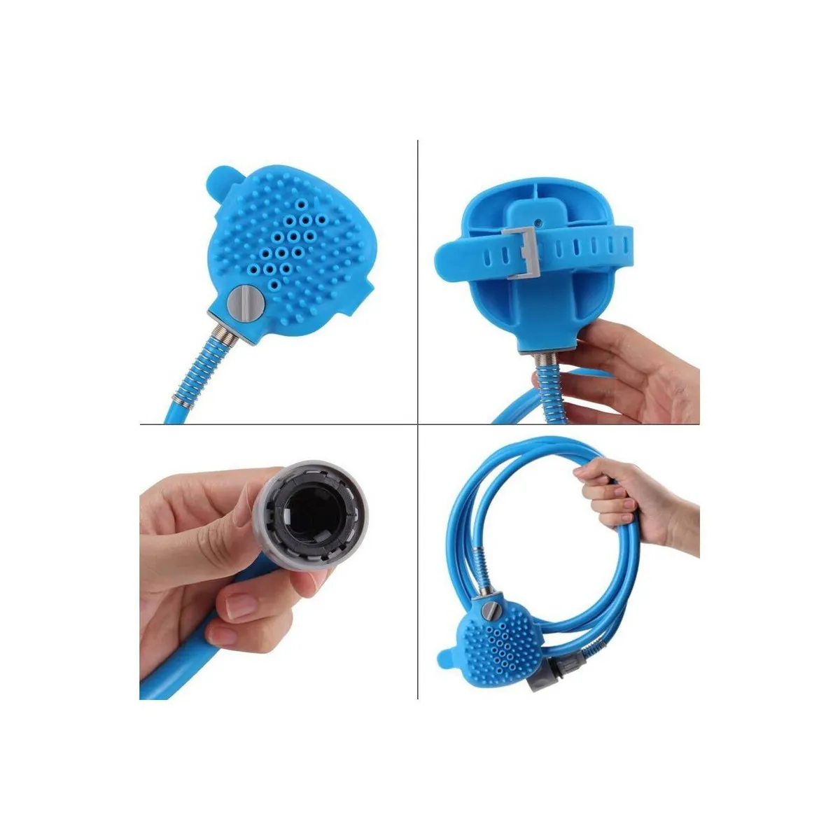 SM - Guante Ducha con Manguera Tipo Guante Mascotas Perros Gatos