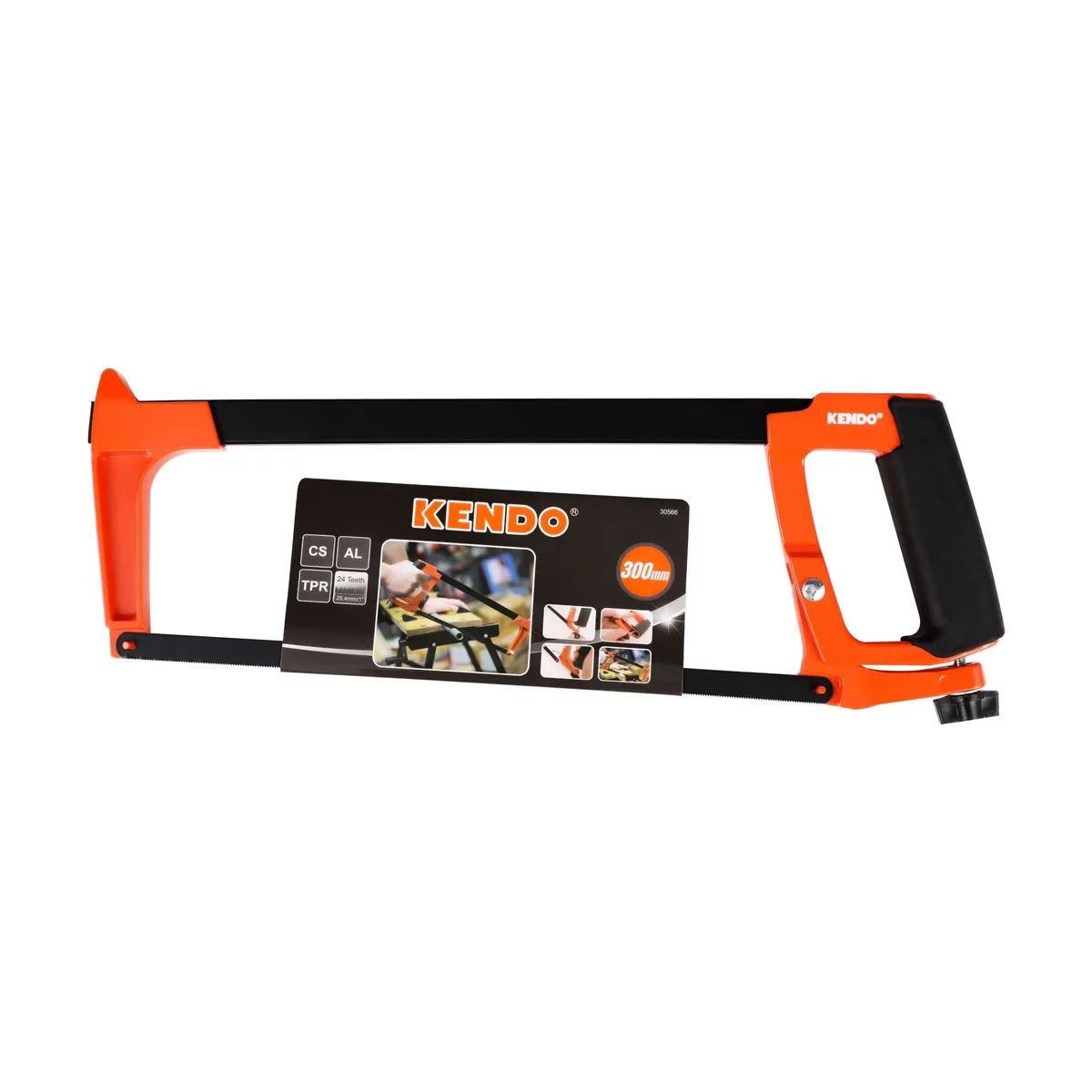 KENDO - ARCO DE SIERRA PARA TRABAJO PESADO  300mm / 12"  - KEN30566