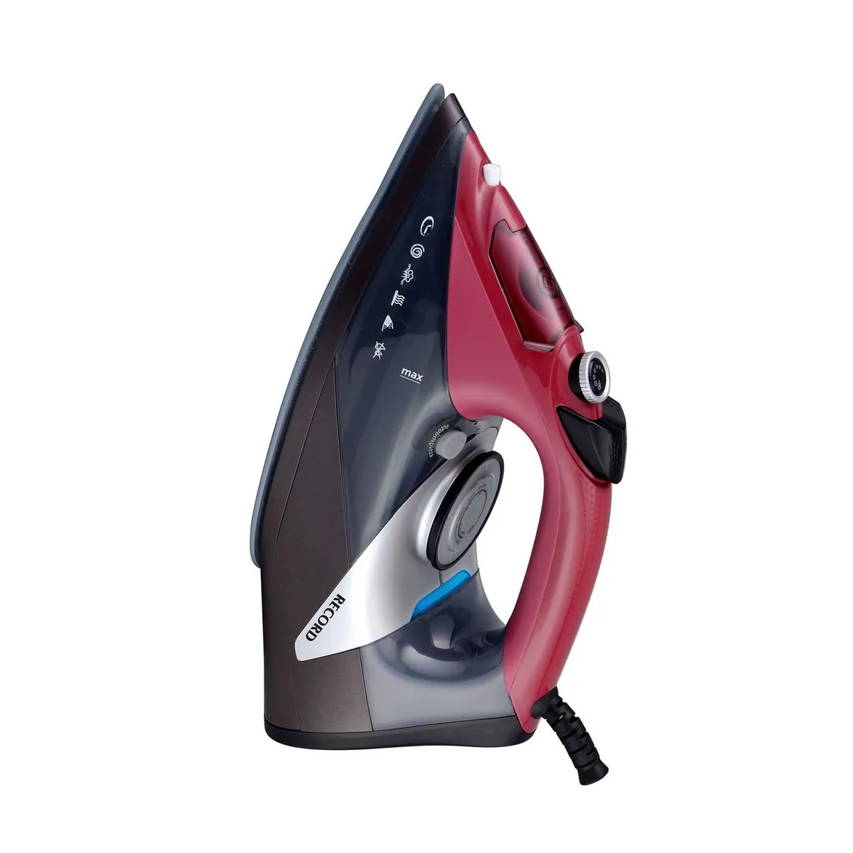 RECORD - Plancha a Vapor Record con base Antiadherente REC-CLPLR104