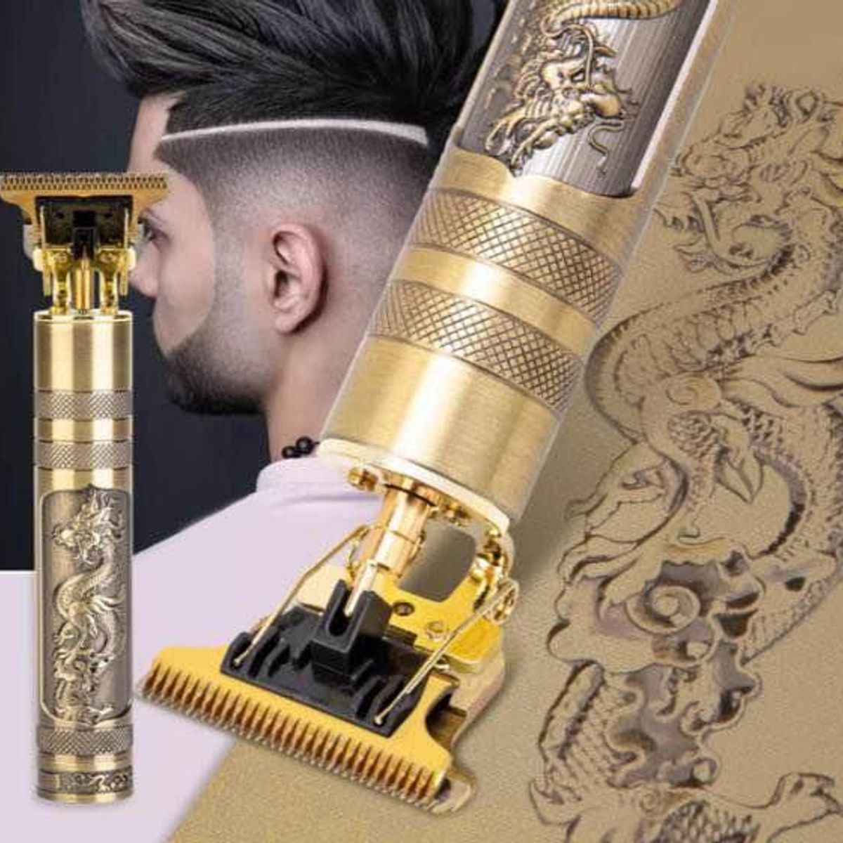 IMPORTADO MC - Afeitador Inalambrico Profesional Dragon Para Barba Cabello