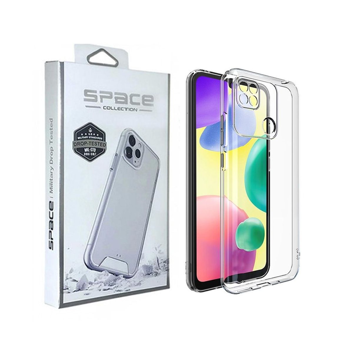 SPACE - Case Space Anticaida Xiaomi Redmi 10A Transparente