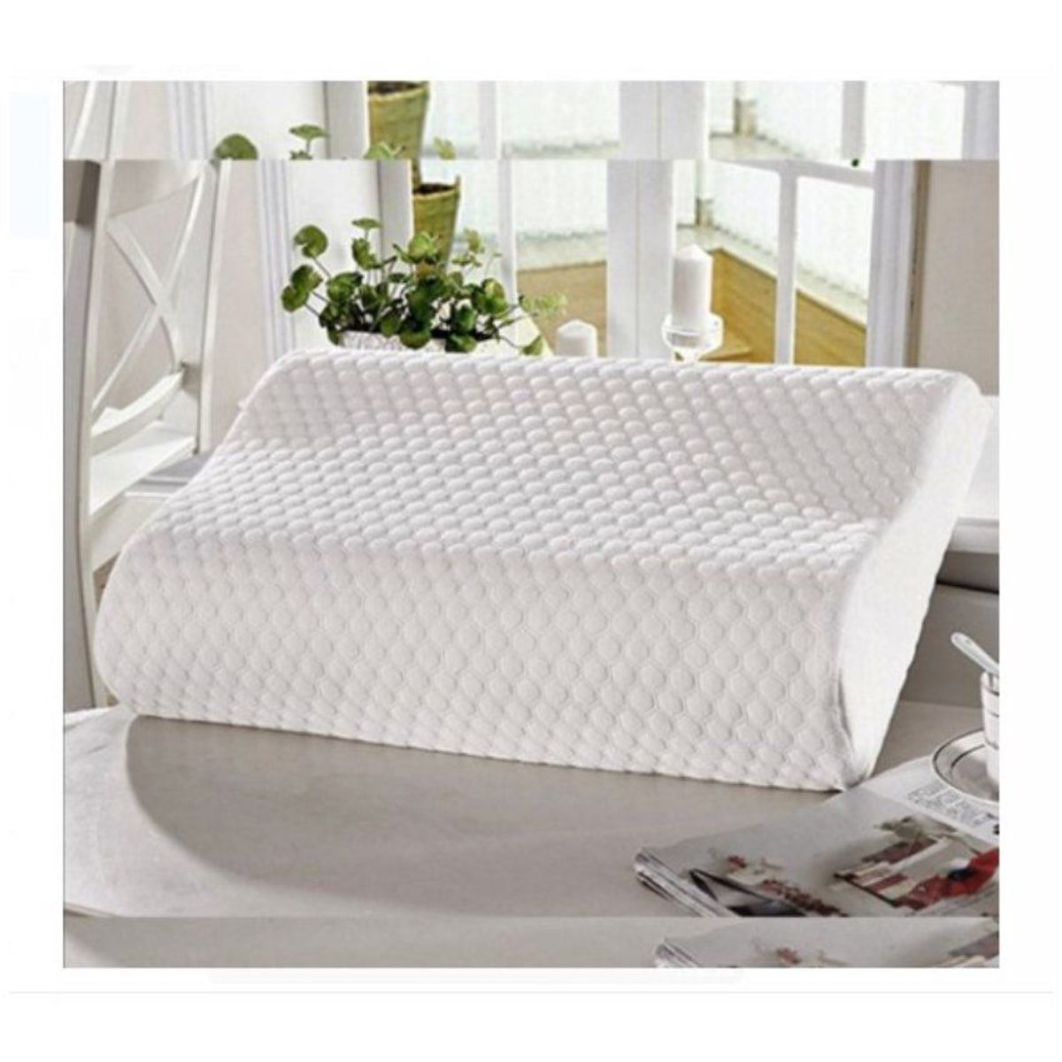 GENERICO - Almohadas memory pillow latex + funda de calidad