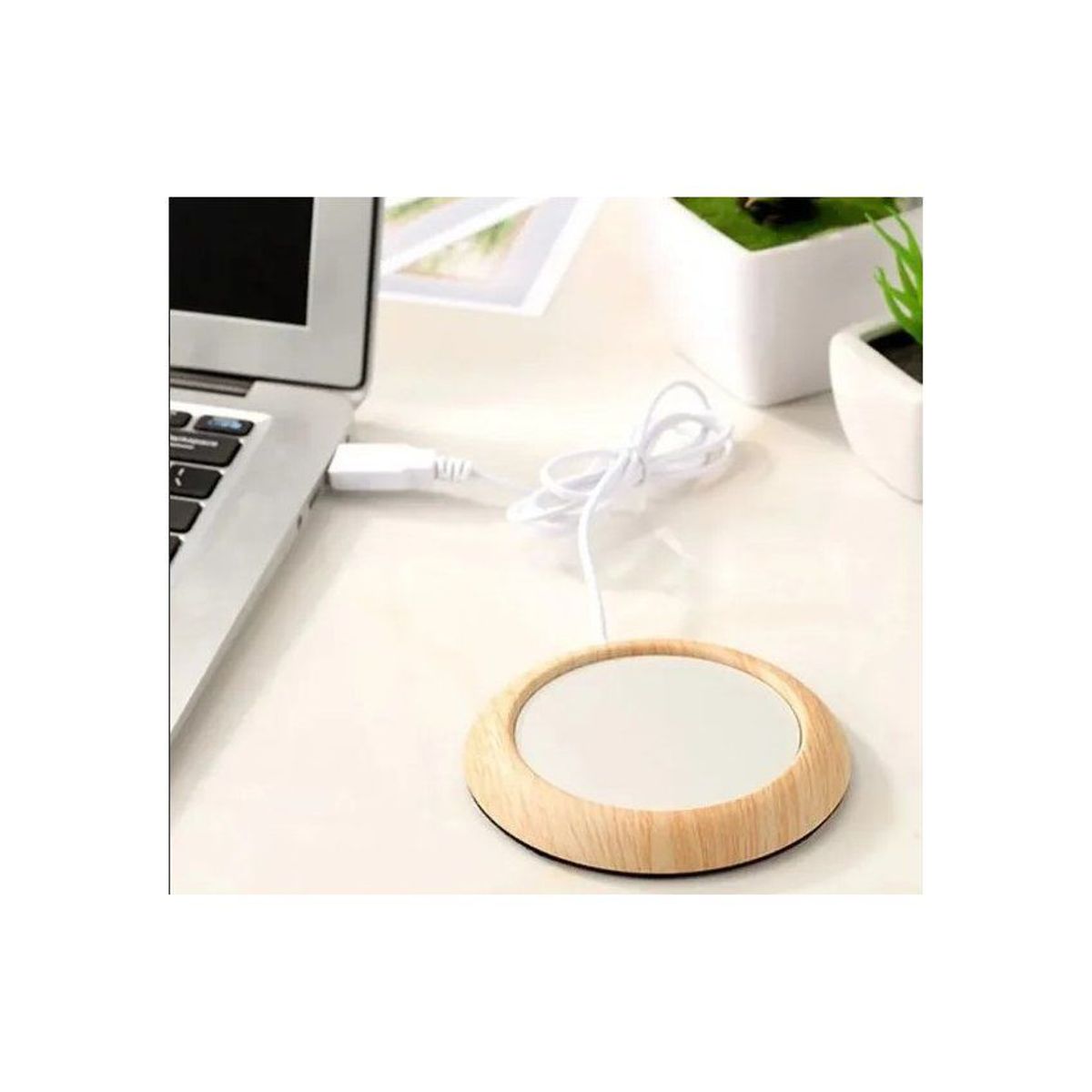 GENERICO - Calentador electrico de taza puerto usb