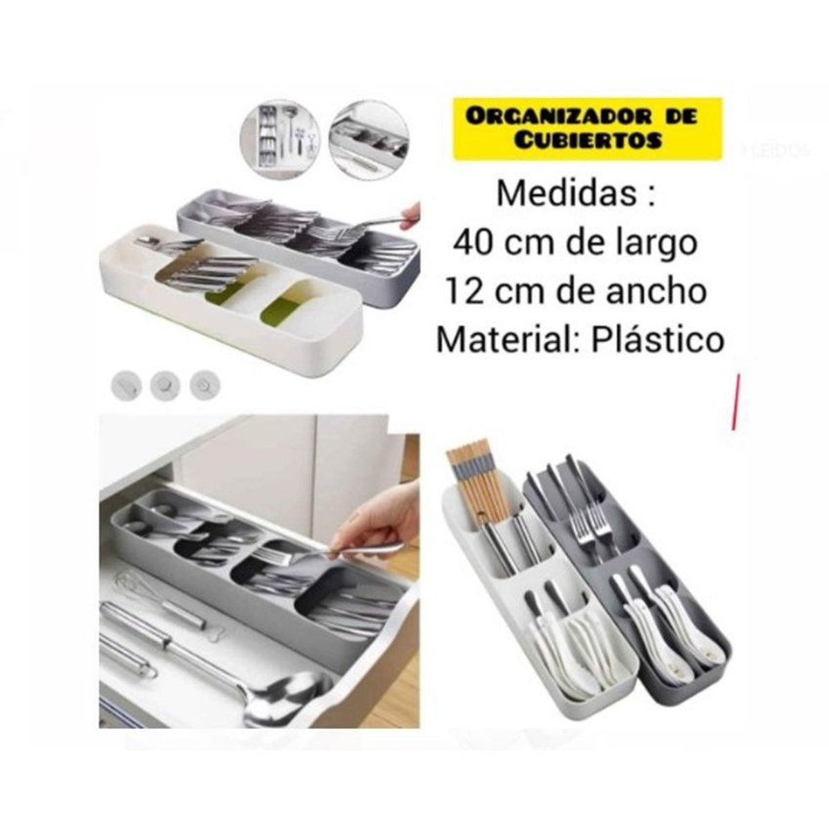 GENERICO - Organizador de utensilio de cocina