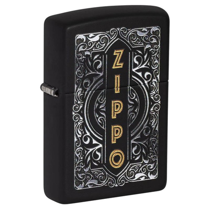 ZIPPO - Encendedor Original Zippo Dorado y Negro Original