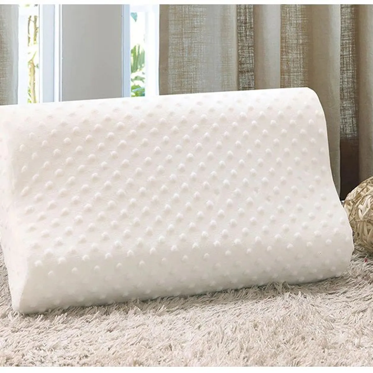 GENERICO - Almohada viscoelastica memory pillow  funda con cierre