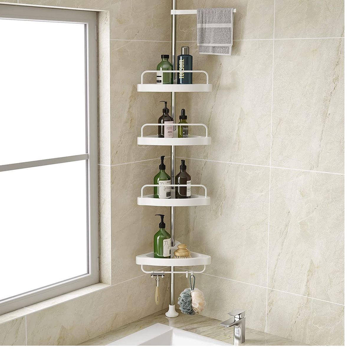 OEM - Organizador Esquinero de Baño Extendible hasta 3.20 mts
