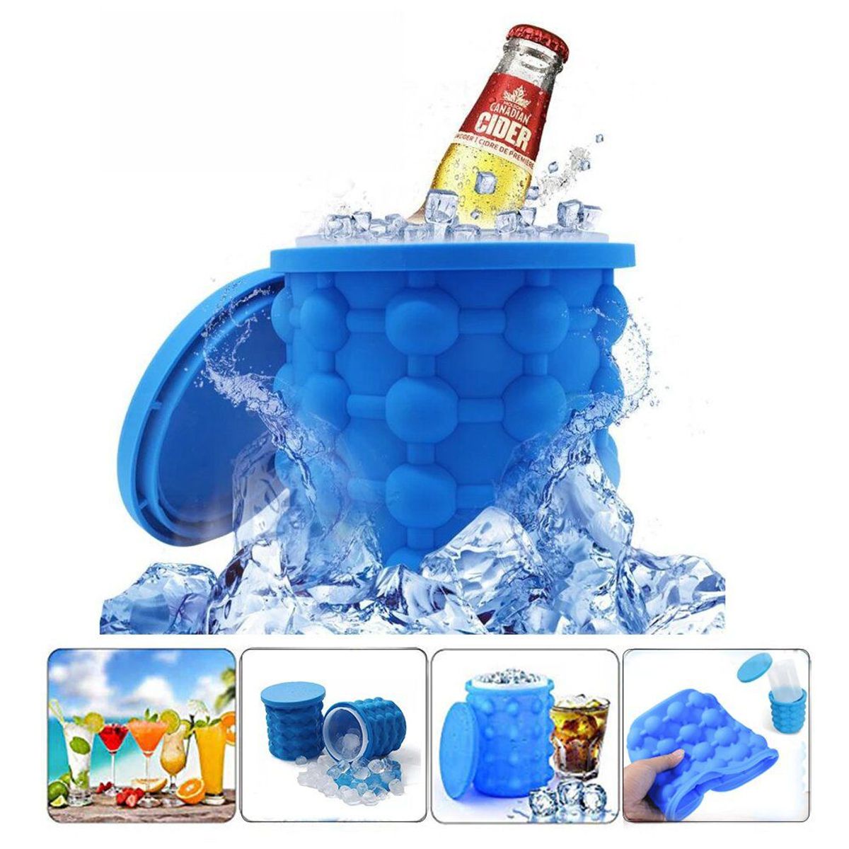 GENERICO - Hielera Cubetera Ice Cube Maker Genie