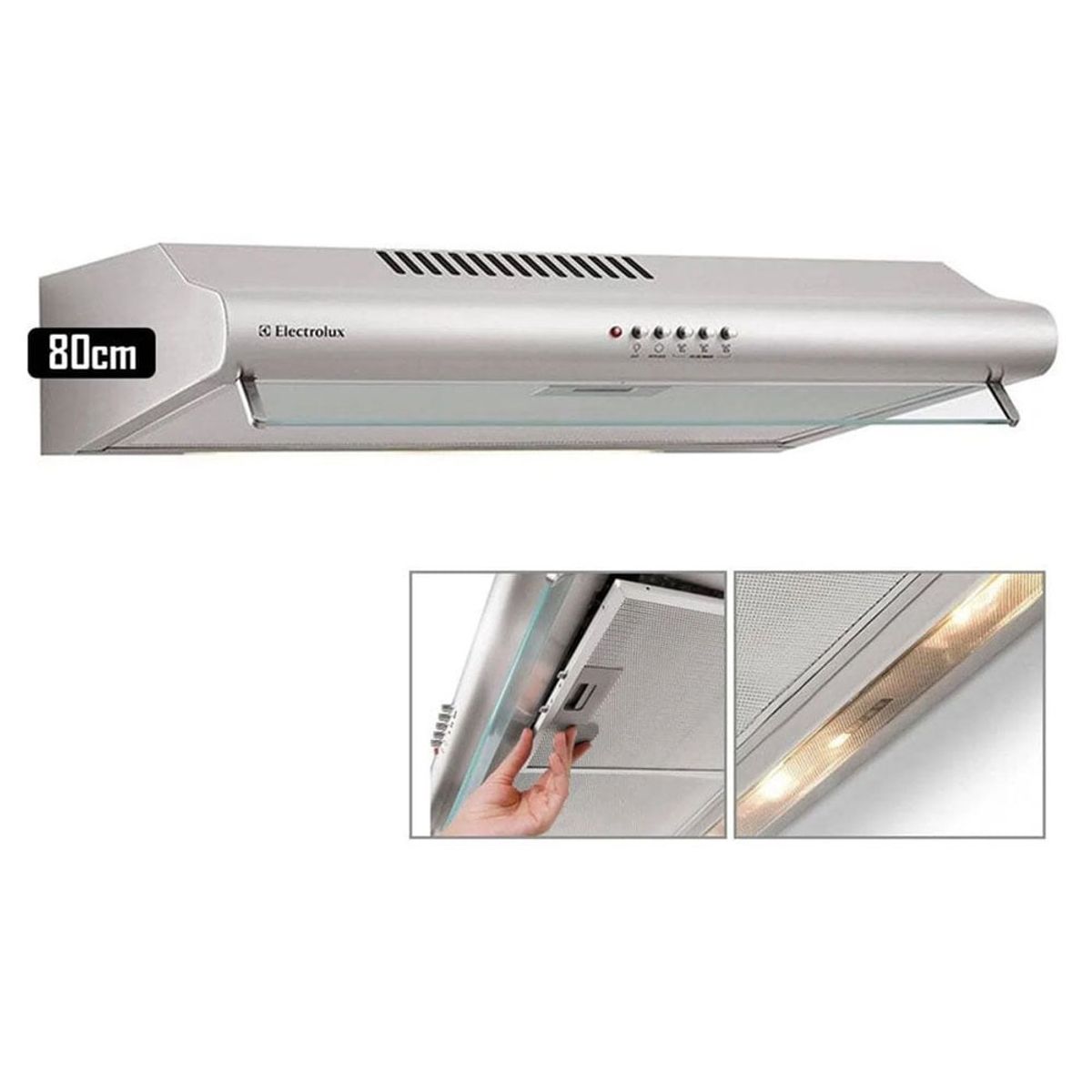 ELECTROLUX - Campana Extractora EJSE302TBJS 3 Velocidades