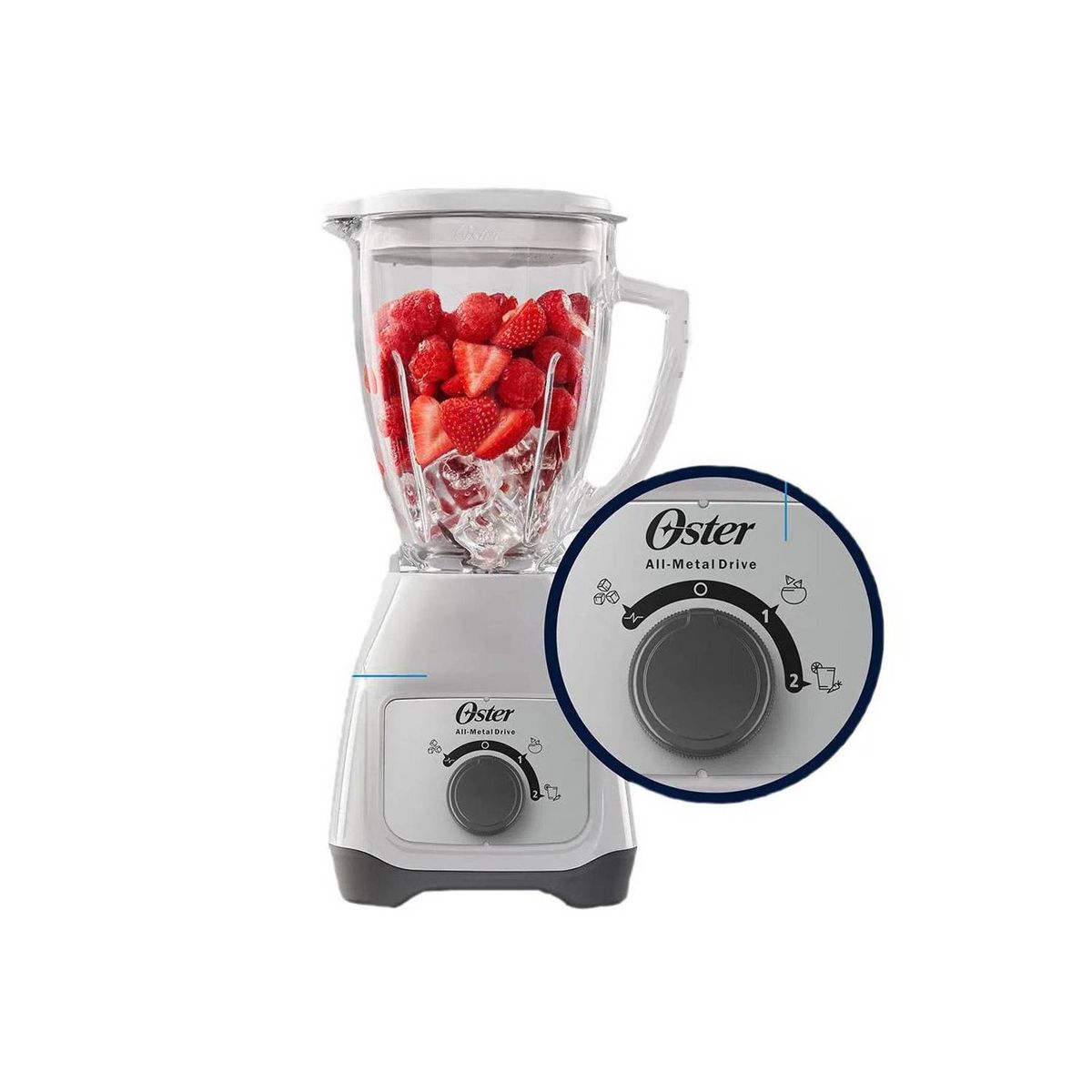 OSTER - Licuadora 15l control de perilla tritura hielo