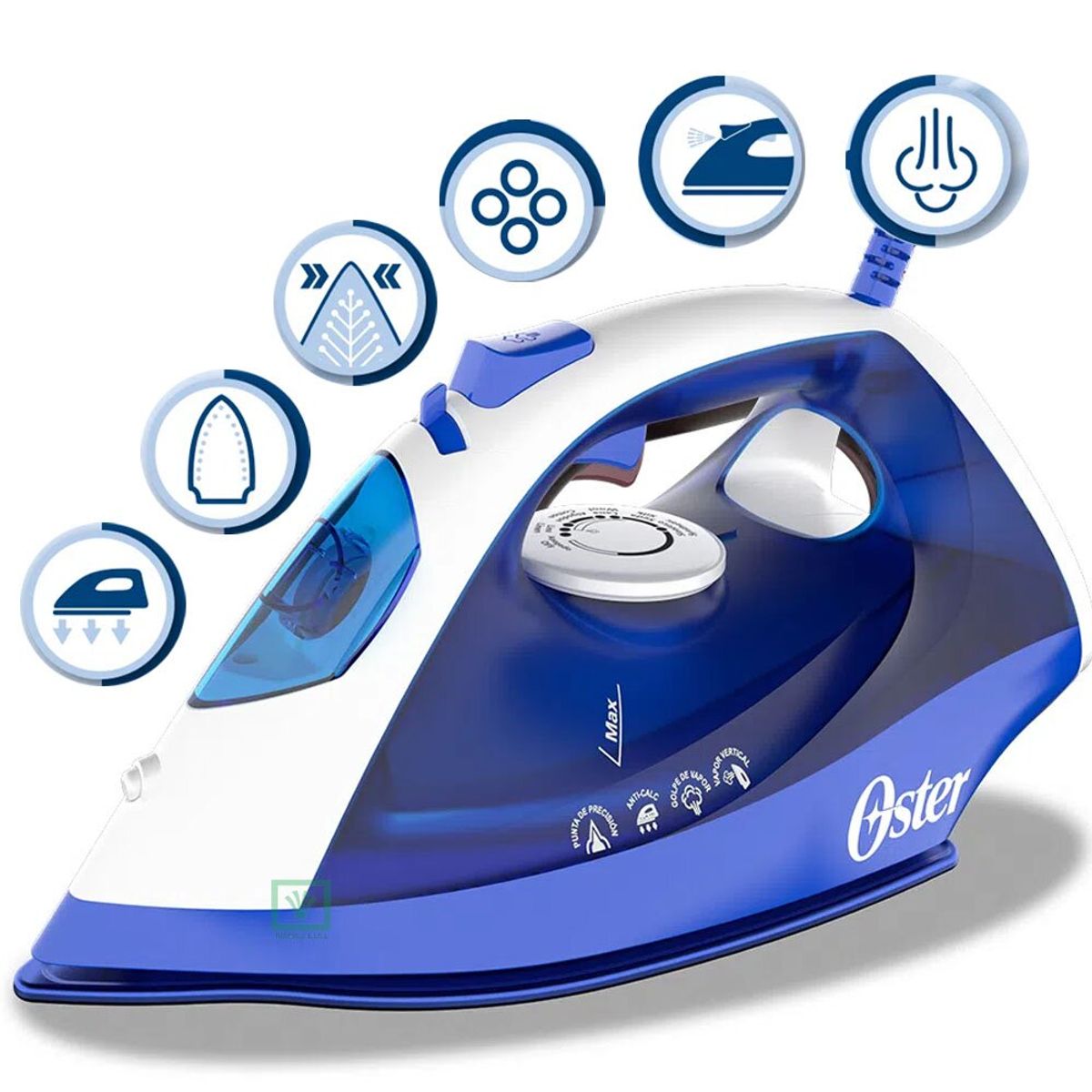 OSTER - Plancha de vapor Oster con Suela Antiadherente GCSTBS6003