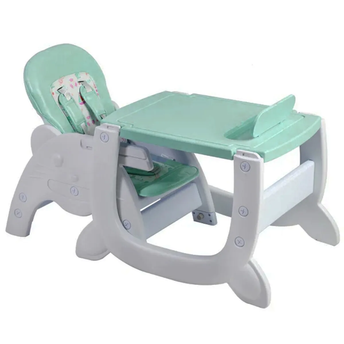 VOYAGE - Silla de comer gato 3 en 1 verde