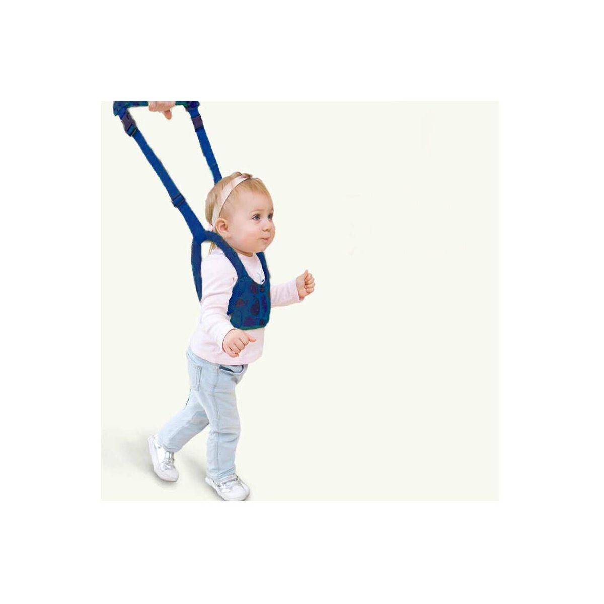GENERICO - Arnés caminador 2 en 1 primeros pasos azul