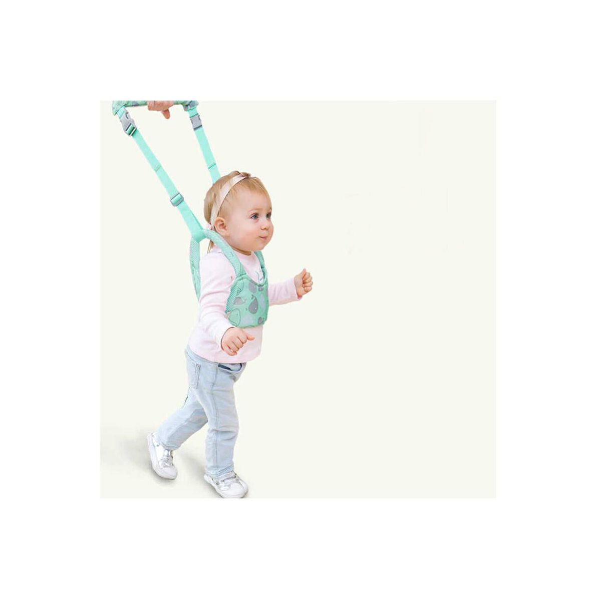 GENERICO - Arnés caminador 2 en 1 primeros pasos turquesa
