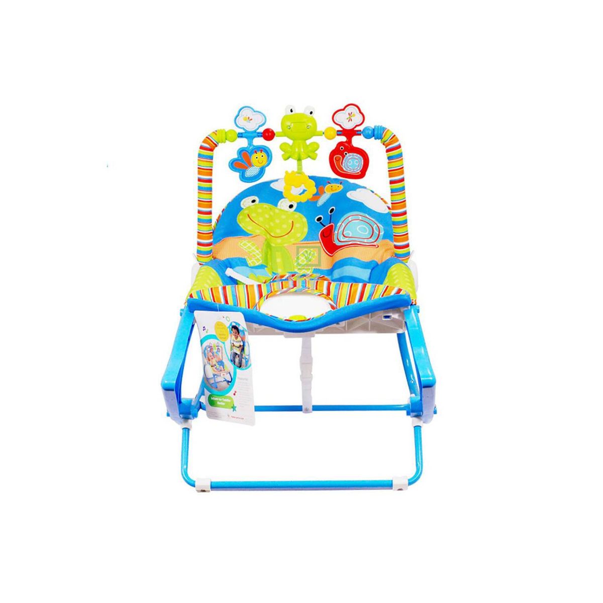 GENERICO - Silla mecedora con vibrador musical y toys niño