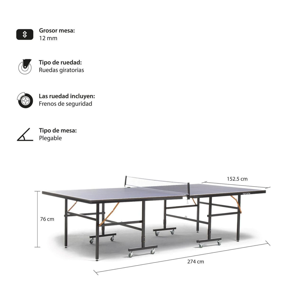 TOP SPIN - Mesa de Ping Pong M4 Pro