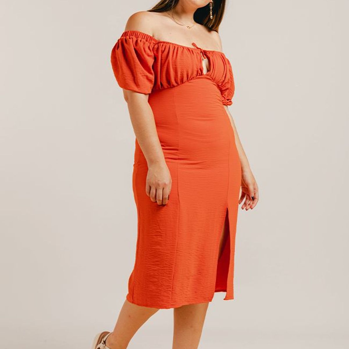 EQUI - Vestido Manga Abuchonada Somer EQUI