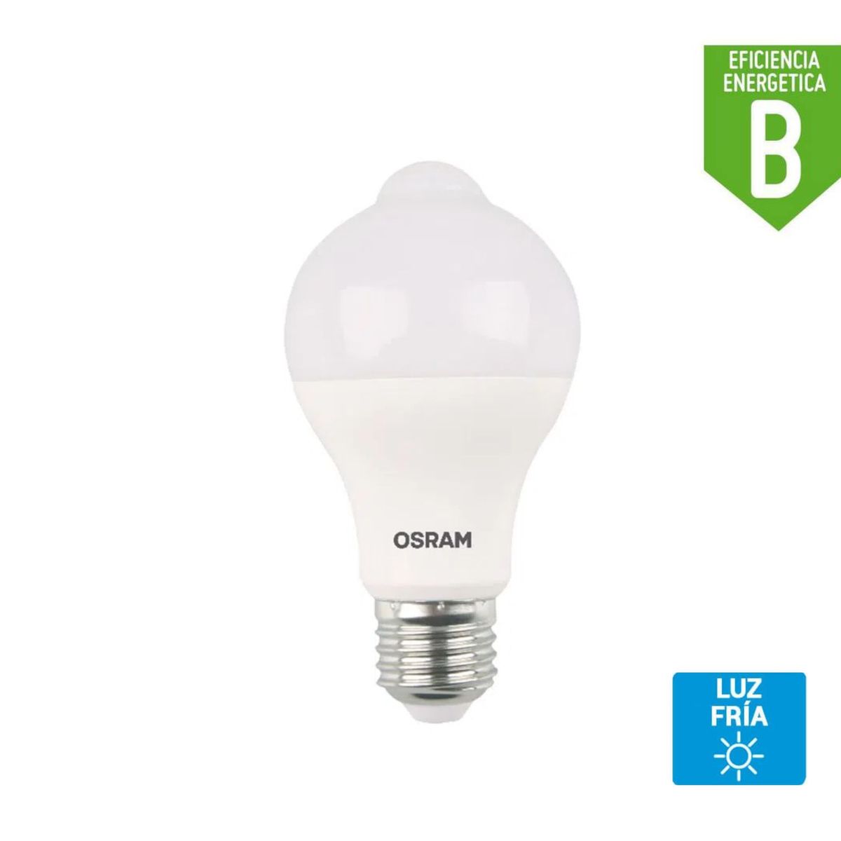 OSRAM - Foco led con sensor de movimiento  9w - luz blanca.