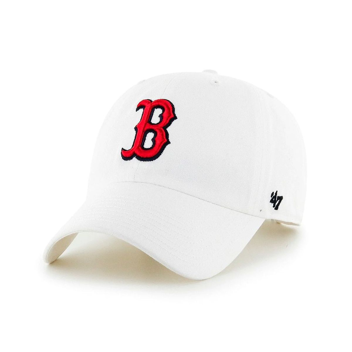 47 BRAND - Gorro Boston Red Sox White 47 Clean Up._.