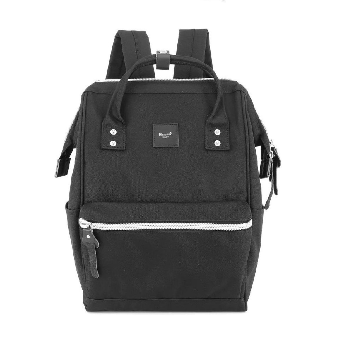 HIMAWARI - Himawari - Mochila escolar o de viaje multibolsillos H1881-10 Negro