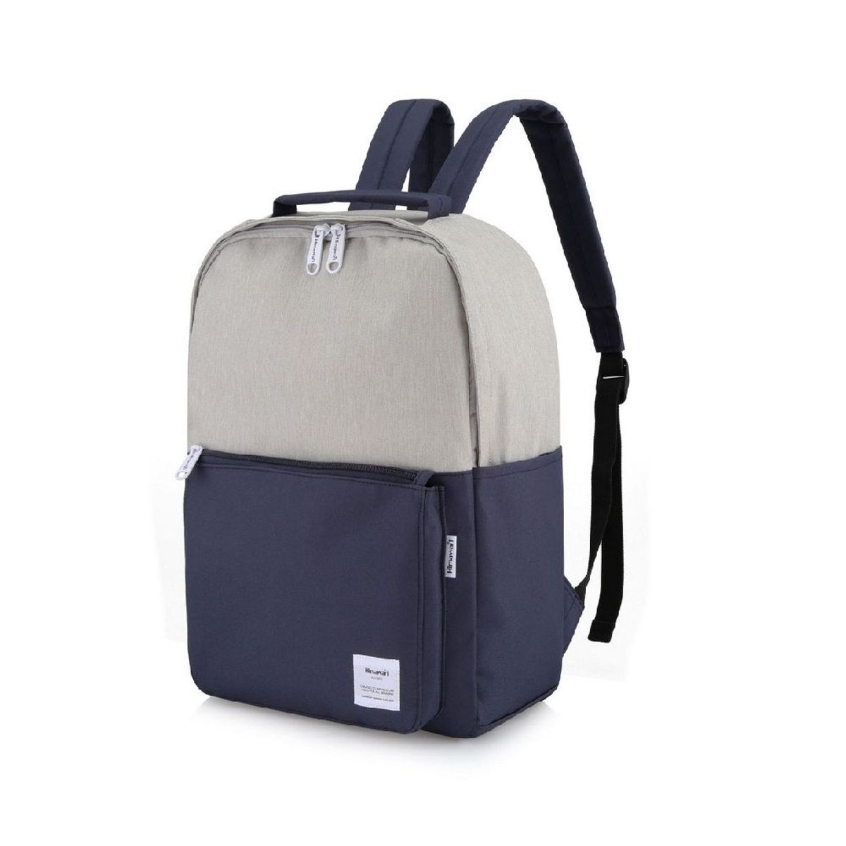 HIMAWARI - Himawari - Mochila escolar o de viaje porta Laptop H0511-3 Gris y Azul