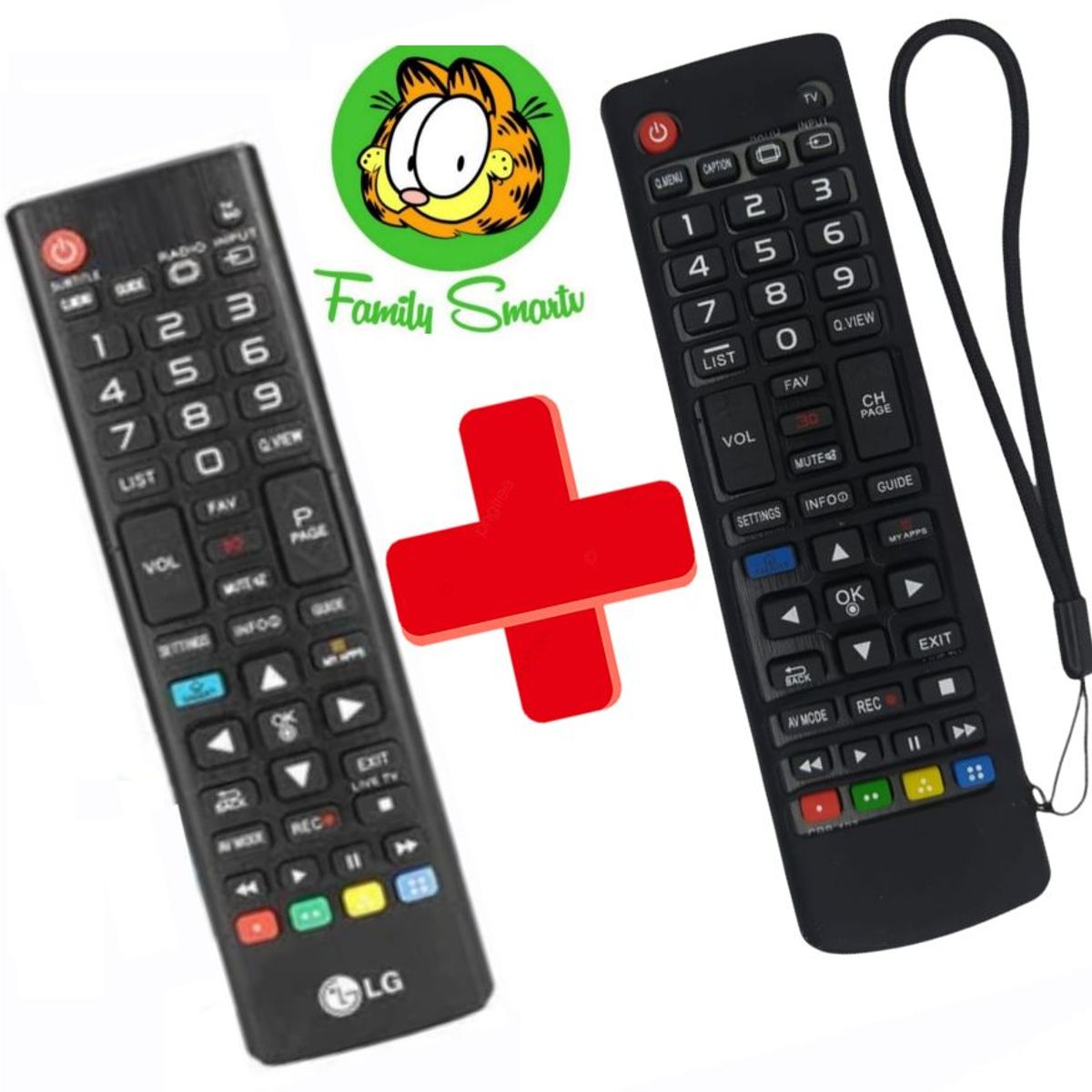 UNIVERSAL - Control Remoto para Lg Smart tv 3D Funda Negra