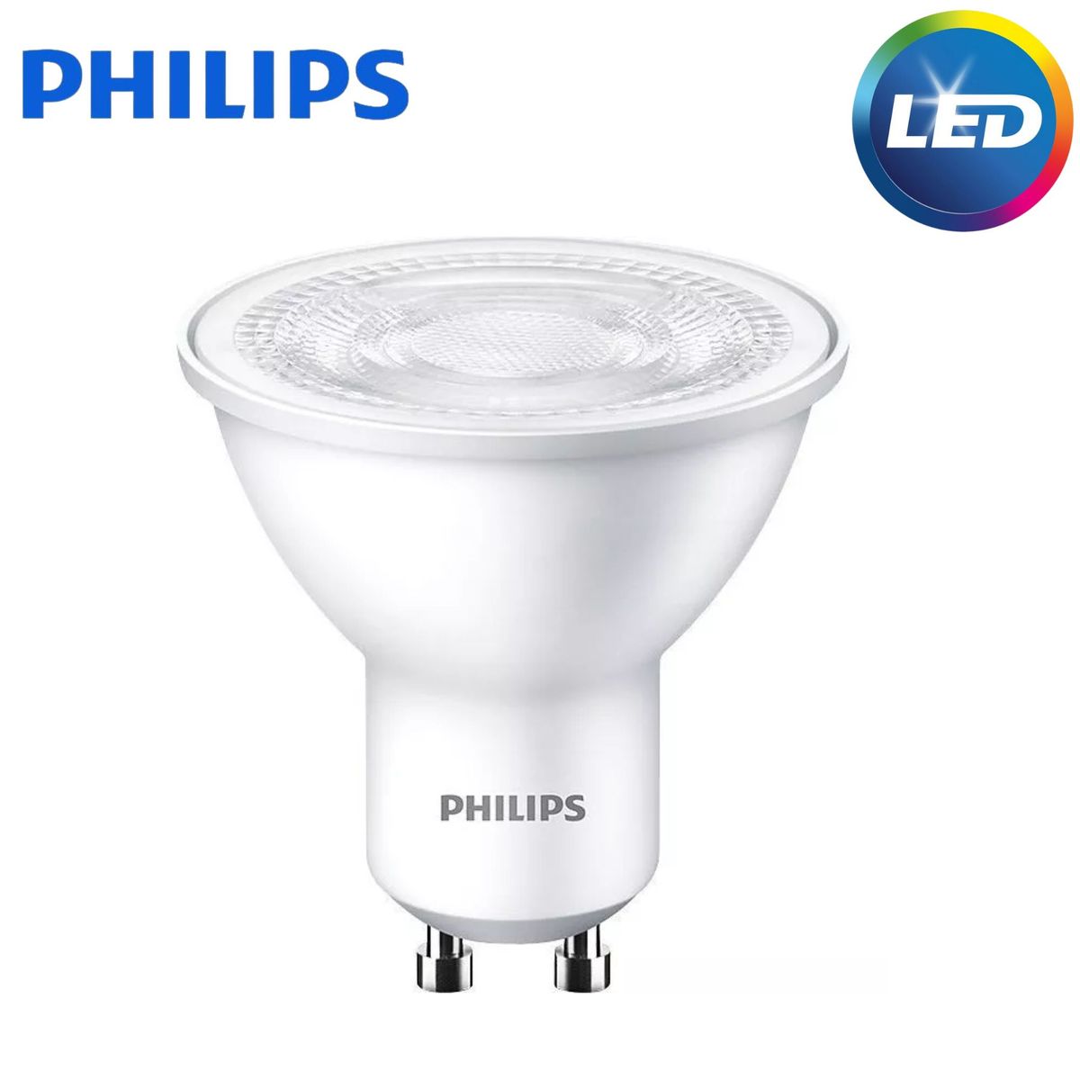 PHILIPS - Dicroico led  philips EcoHome GU10 4.7W luz blanca