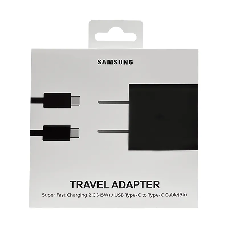 SAMSUNG - Cargador Samsung 45w Super Fast Charging USB-C Galaxy S23 S22 S21Not20