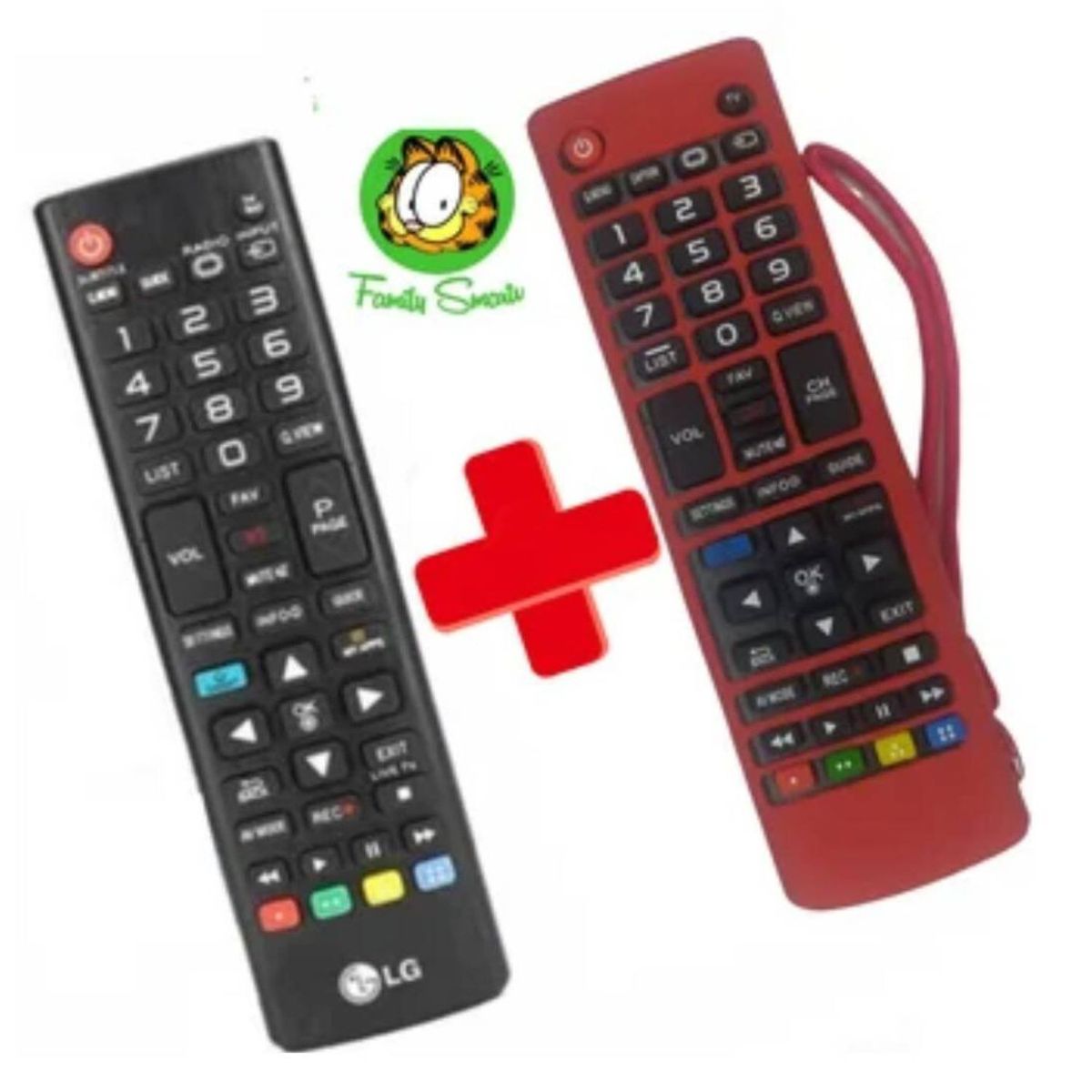 UNIVERSAL - Control Remoto para Lg Smart tv 3D  Funda Rojo