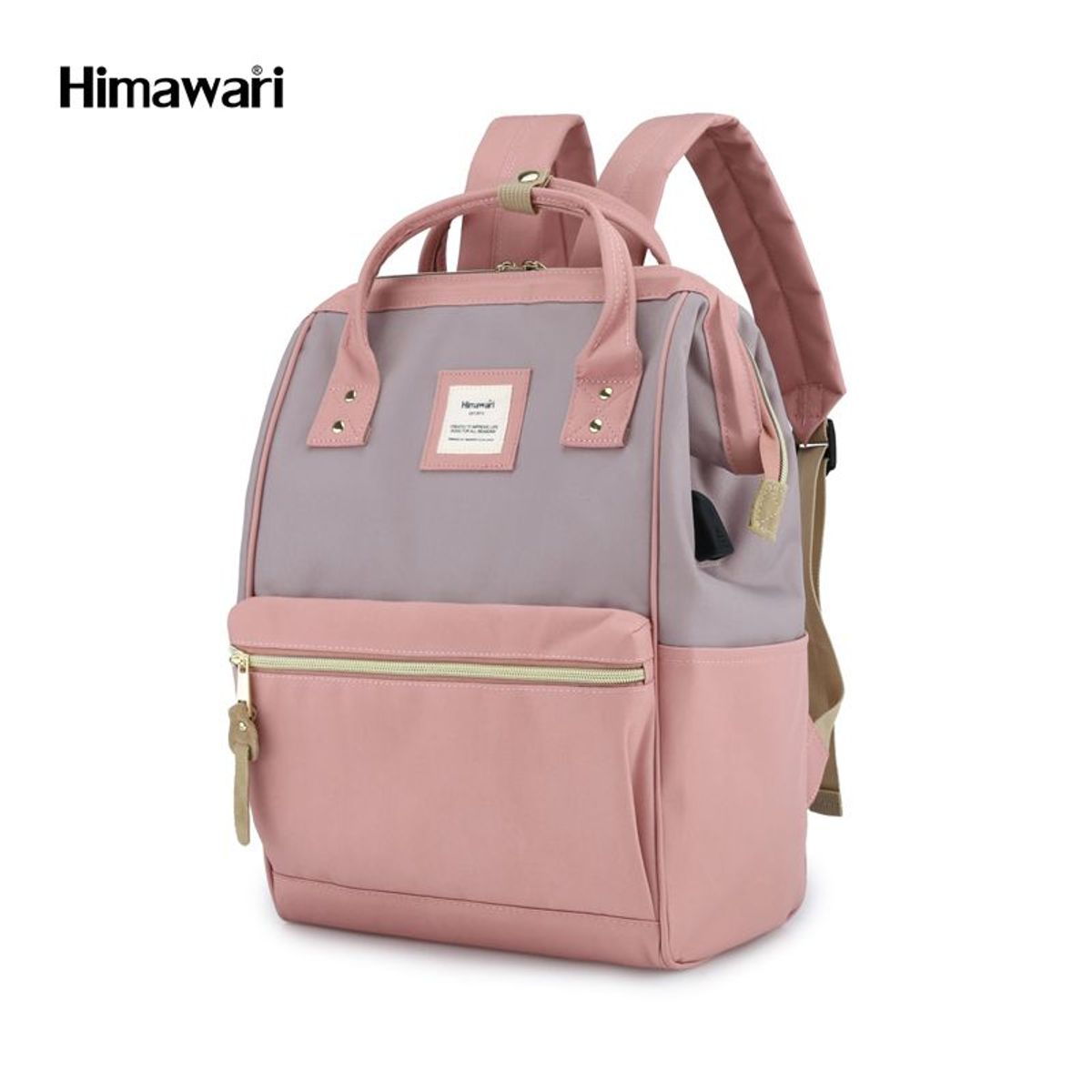 HIMAWARI - Himawari - Mochila para portátil  Holly Daze de 15" - Gris Claro.