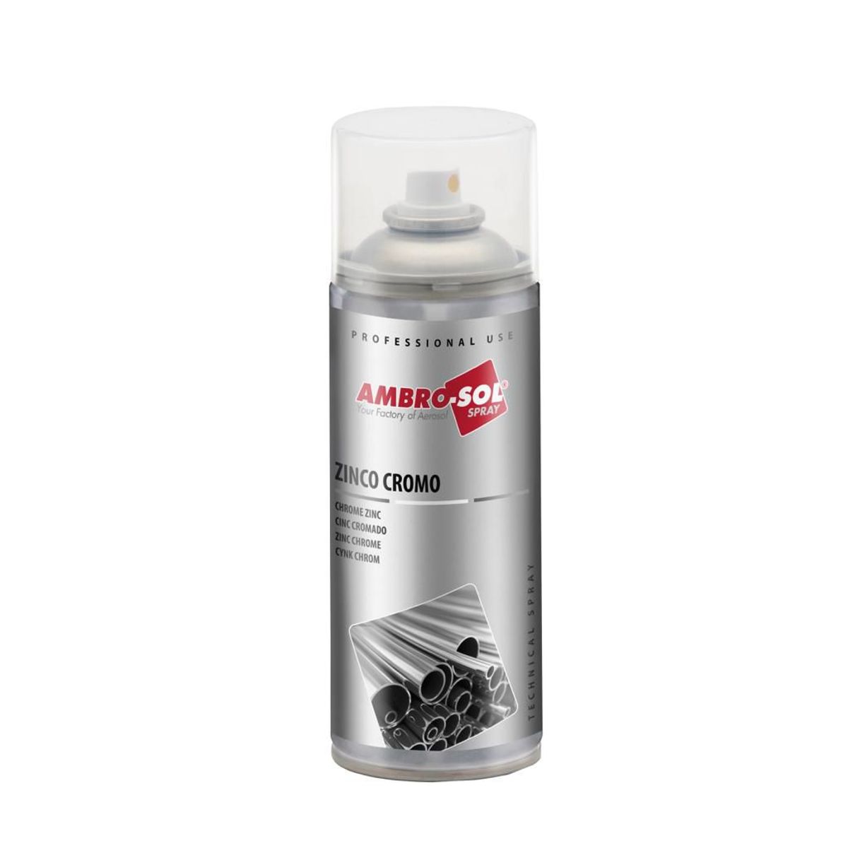 AMBROSOL - Pintura Galvanizada Cinc 98% Cromado 400 ML
