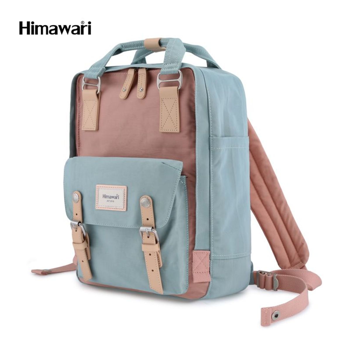HIMAWARI - Himawari - Mochila para portátil  Buttercup de 14" - Celeste