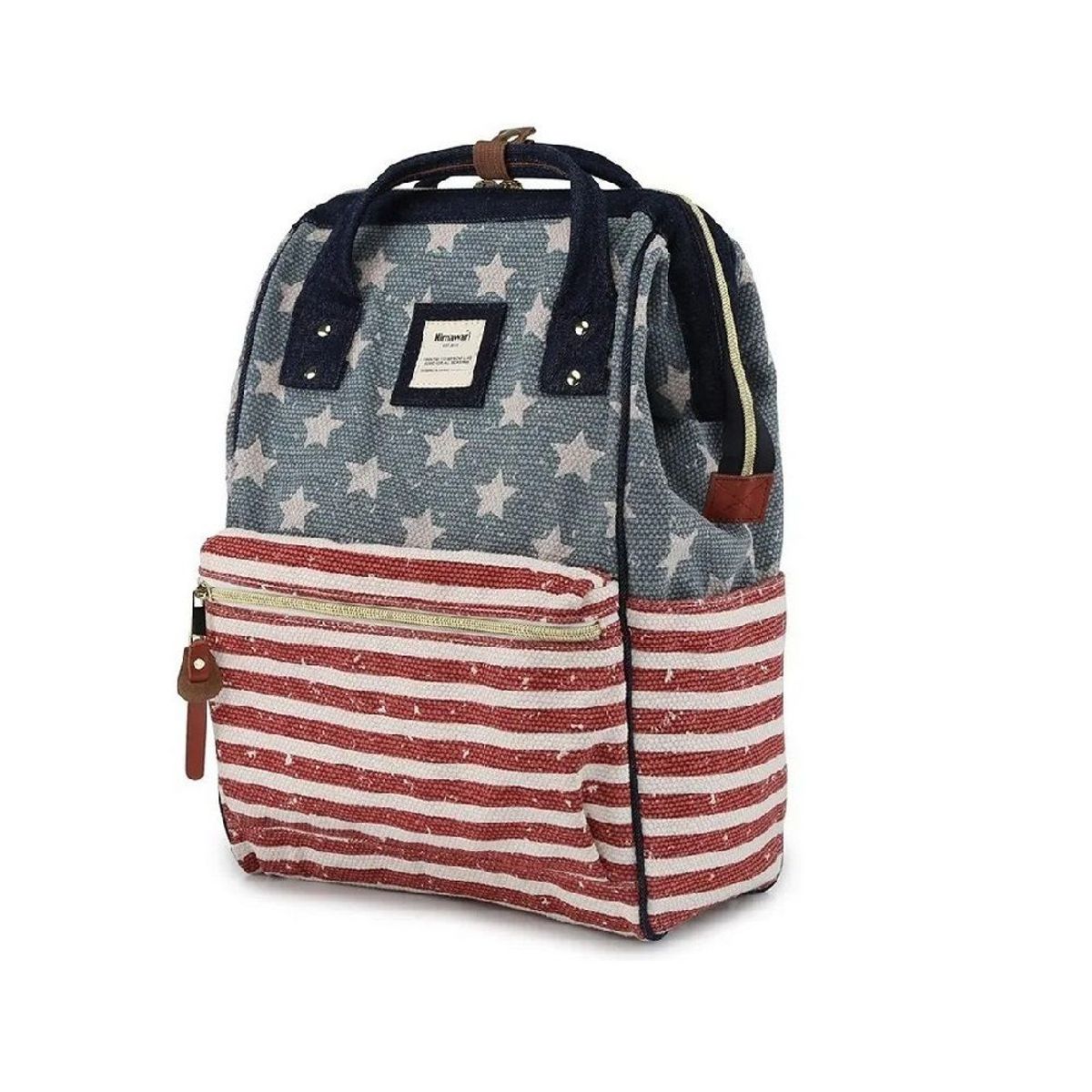 HIMAWARI - Himawari - Mochila escolar o de viaje porta Laptop H900D-S1 Azul y Rojo