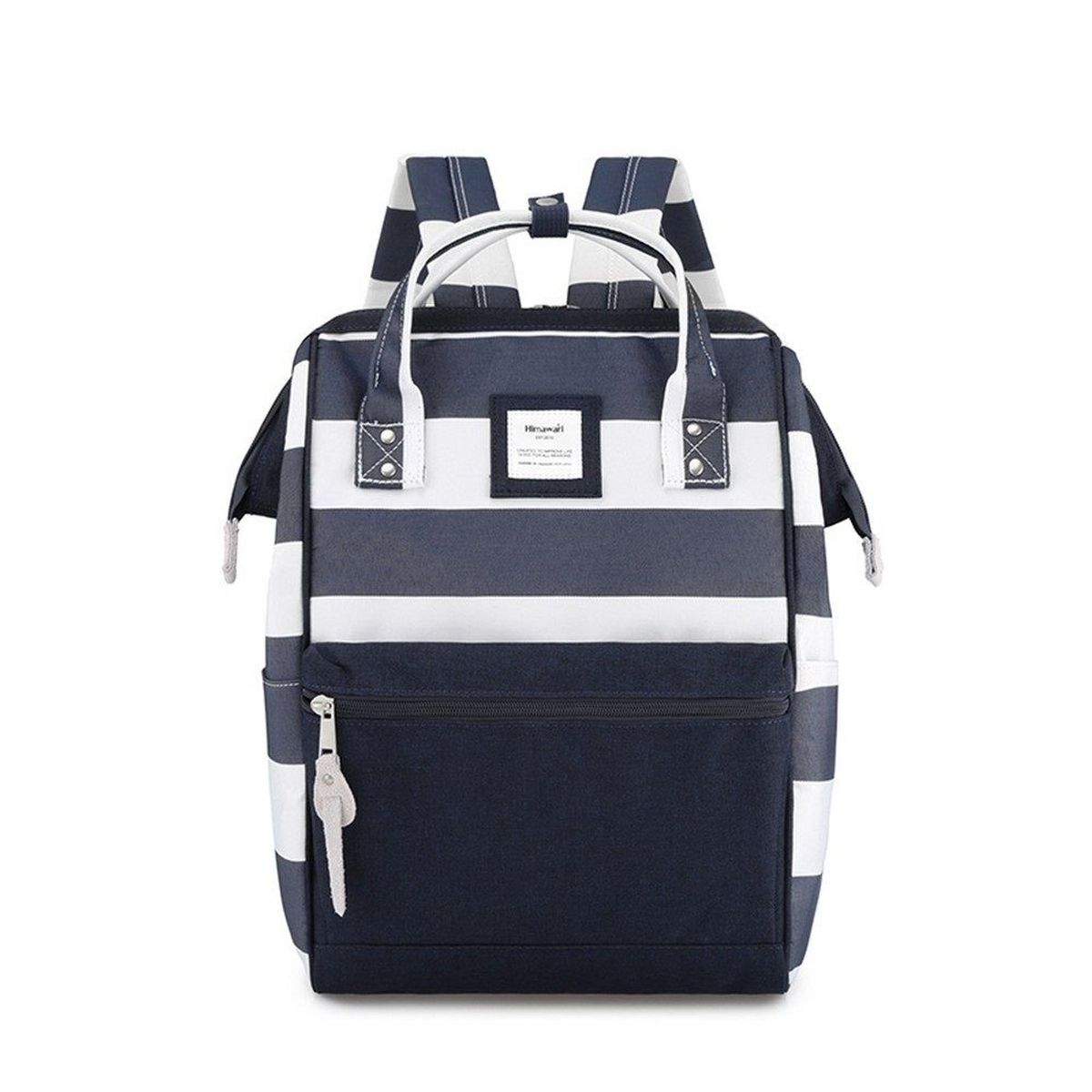 HIMAWARI - Himawari - Mochila escolar o de viaje porta Laptop Blanco y Azul