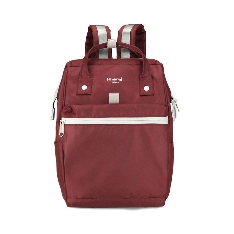 HIMAWARI - Himawari - Mochila escolar o de viaje porta Laptop Rojo Vino
