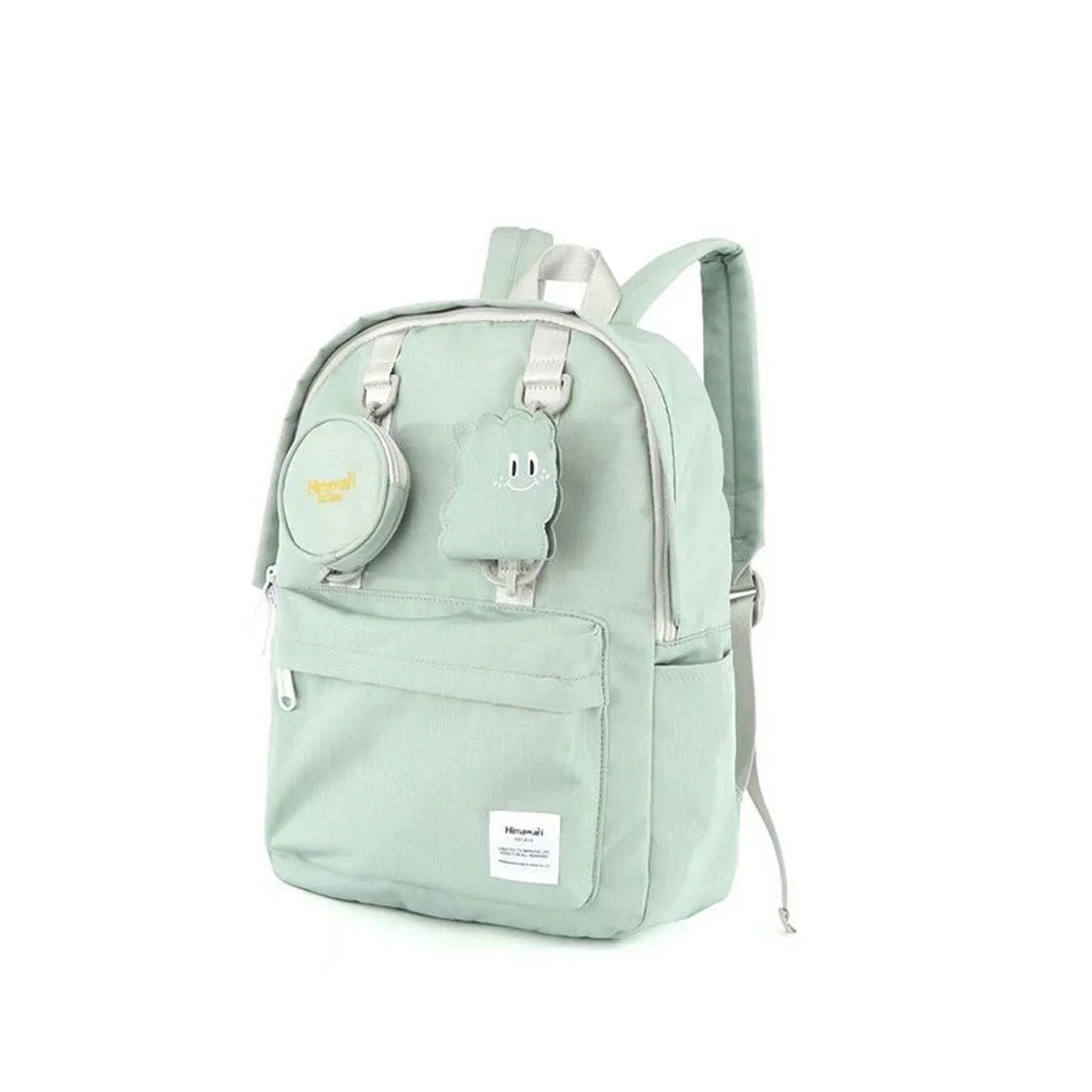 HIMAWARI - Himawari - Mochila escolar o viaje con 2 bolsos externos H422-11 Menta