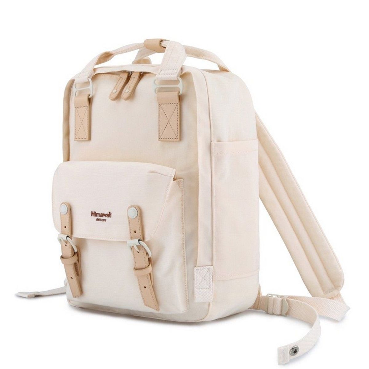 HIMAWARI - Himawari - Mochila escolar o de viaje porta Laptop H188L-59 Blanco humo